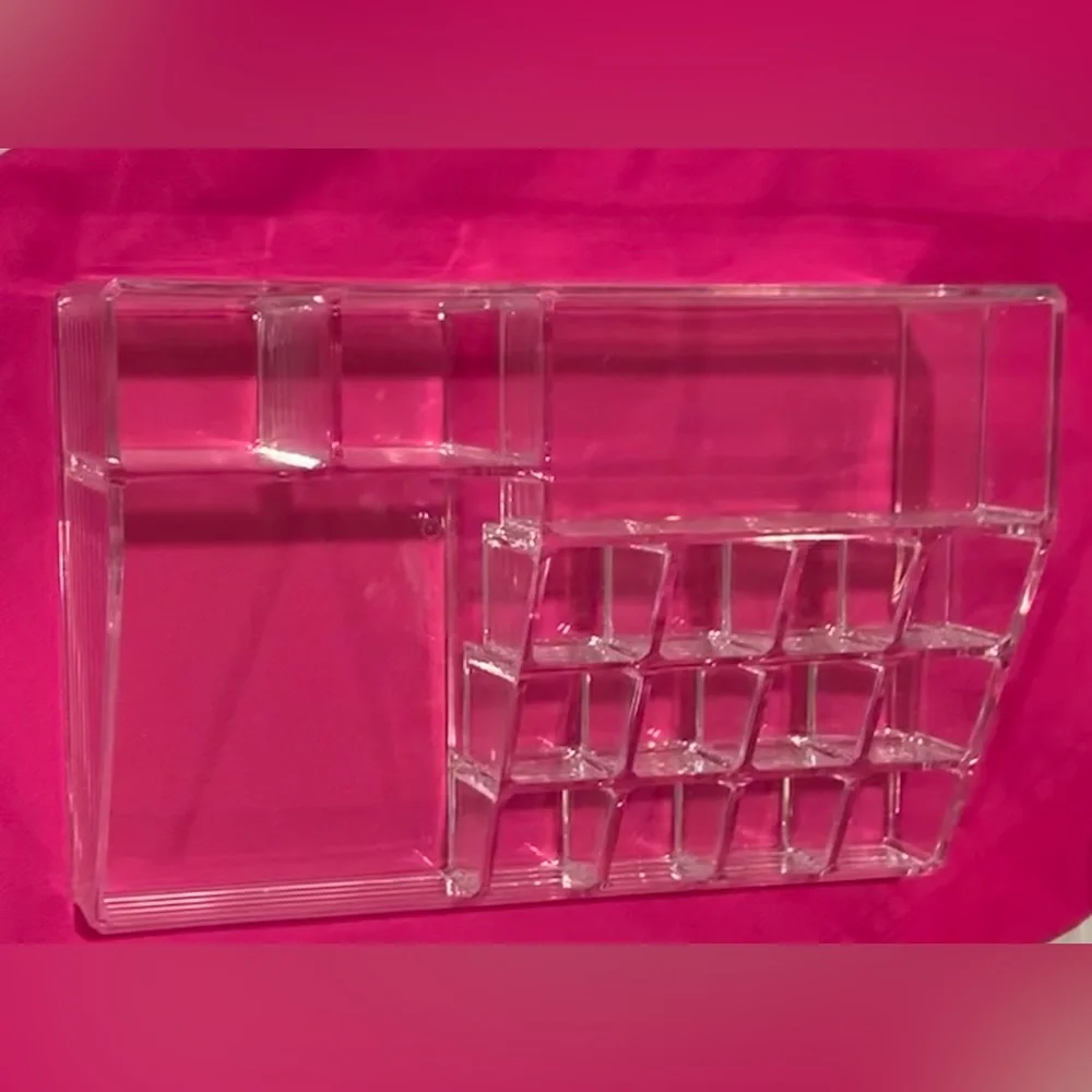 CLEAR Acrylic makeup organizer